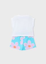 Mayoral Girls Lilac Short Set 3234