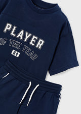 Mayoral Boys Player Of The Year Navy Short Set 3608