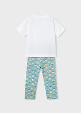 Mayoral Girls Flowers Legging Set 3727