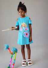 Mayoral Girls Caribbean Dress & Bag 3941