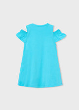 Mayoral Girls Caribbean Dress & Bag 3941