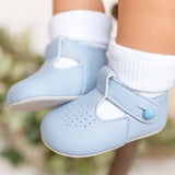 Baypods Sky Blue Matt T-bar Pram Shoes