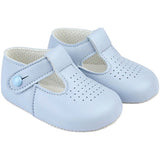 Baypods Sky Blue Matt T-bar Pram Shoes