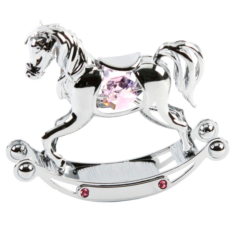 Chrystocraft Pink Crystal Rocking Horse