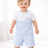 Pastels & Co Henry Blue T-Shirt & Shorts 806C