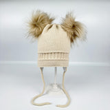 Kleo Kids Double Pom-Pom Hat