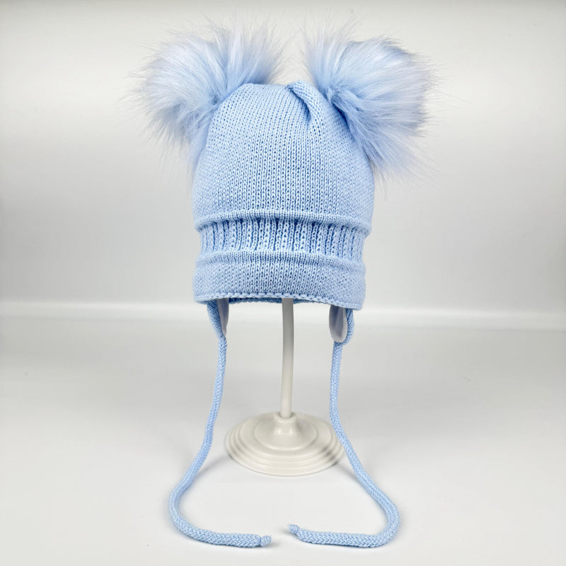 Kleo Kids Double Pom-Pom Hat