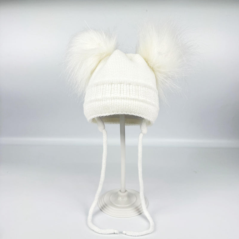Kleo Kids Double Pom-Pom Hat