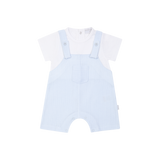 Pastels & Co Horatio Blue Mock Dungarees 806D