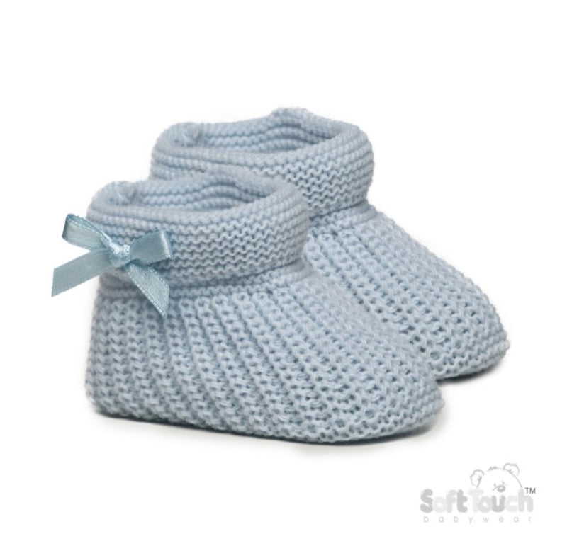 Soft Touch Baby Knit Bootees S411