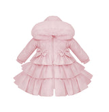 Wee Me Girls Frill Tiered Puffer Coat MYD405