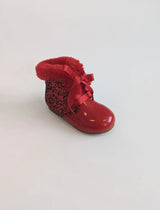 Beau Kid Sophie Glitter Ribbon Laced Boots