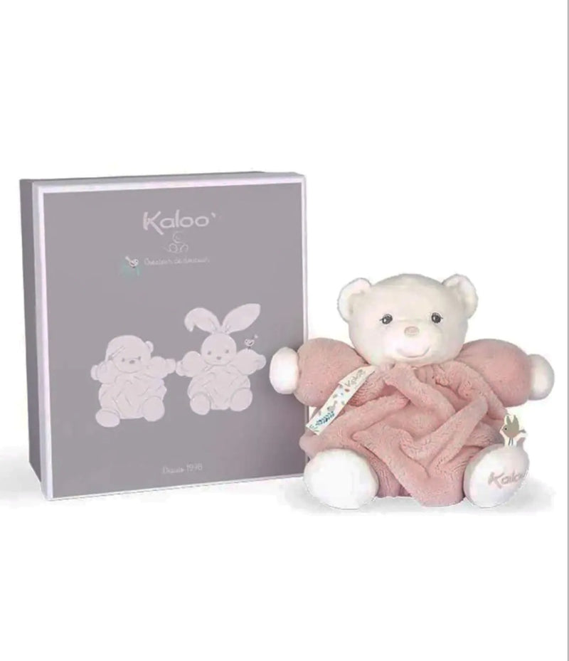 Kaloo Plume Chubby Bear Powder Pink
