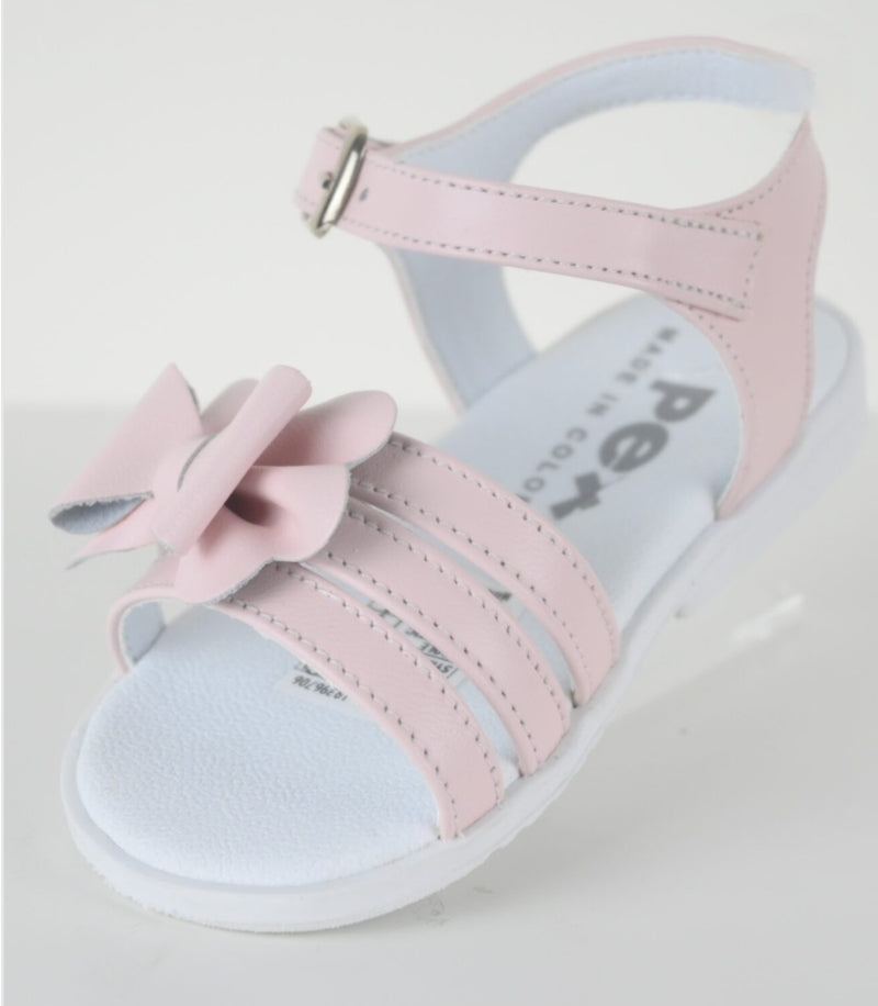 Pex Nola Pink Bow Sandals