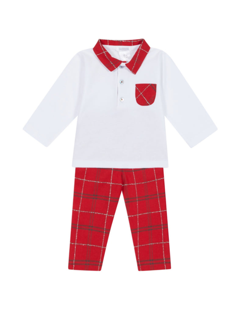 Deolinda Klaus Tartan Trouser Set DBI241903