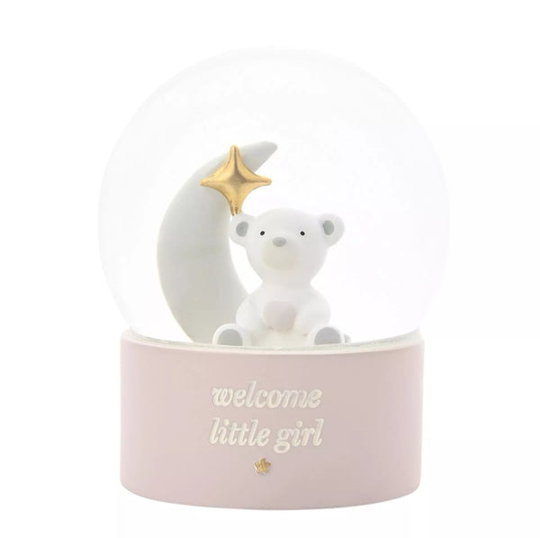 Bambino By Juliana 'Welcome Little Girl" Snow Globe