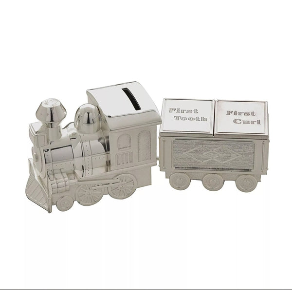 Bambino By Juliana Silver Plated My First Tooth & Curl Train & Carriage