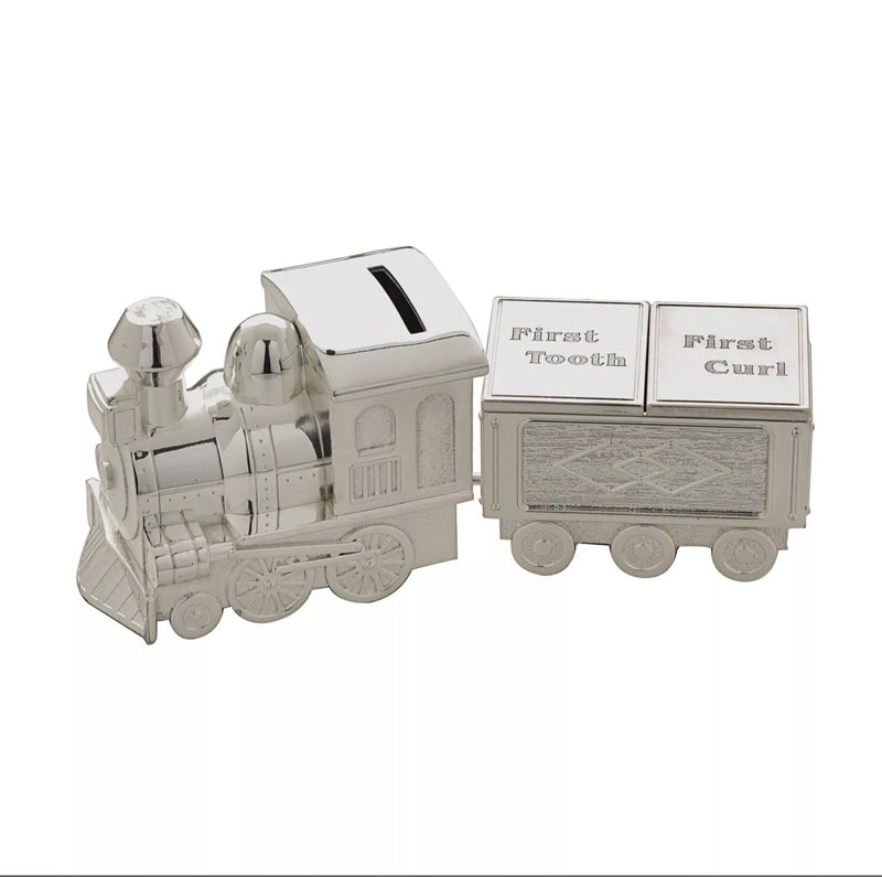 Bambino By Juliana Silver Plated My First Tooth & Curl Train & Carriage