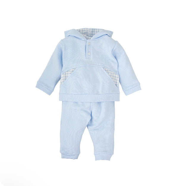 Babidu Check Trim Hooded Jog Set 60614