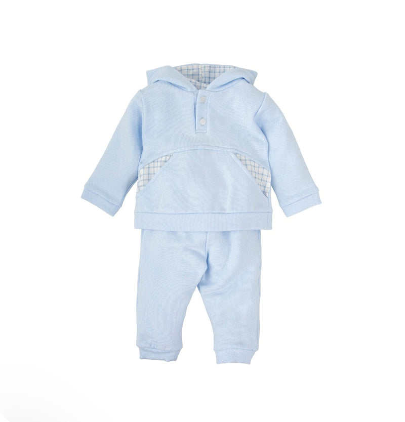 Babidu Check Trim Hooded Jog Set 60614