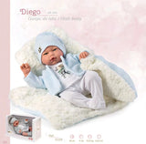 Arias Elegance Diego Crying Newborn Doll 10218