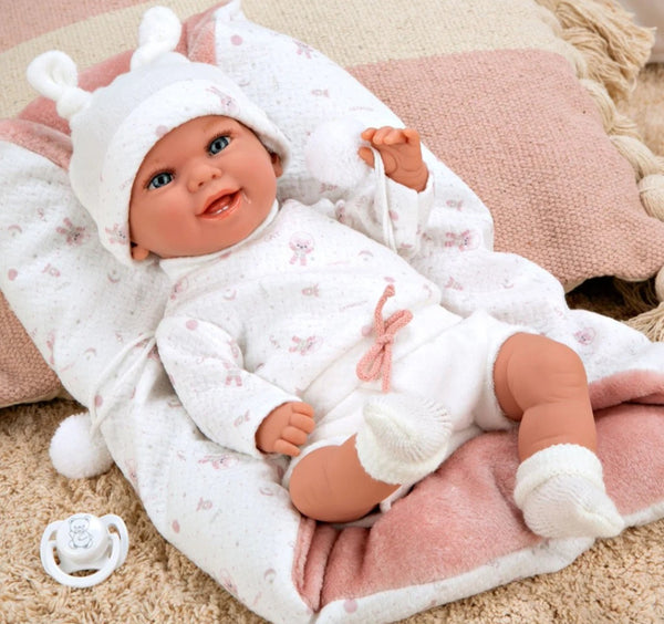 Arias Elegance Babyto Beige Weighted Doll 60829