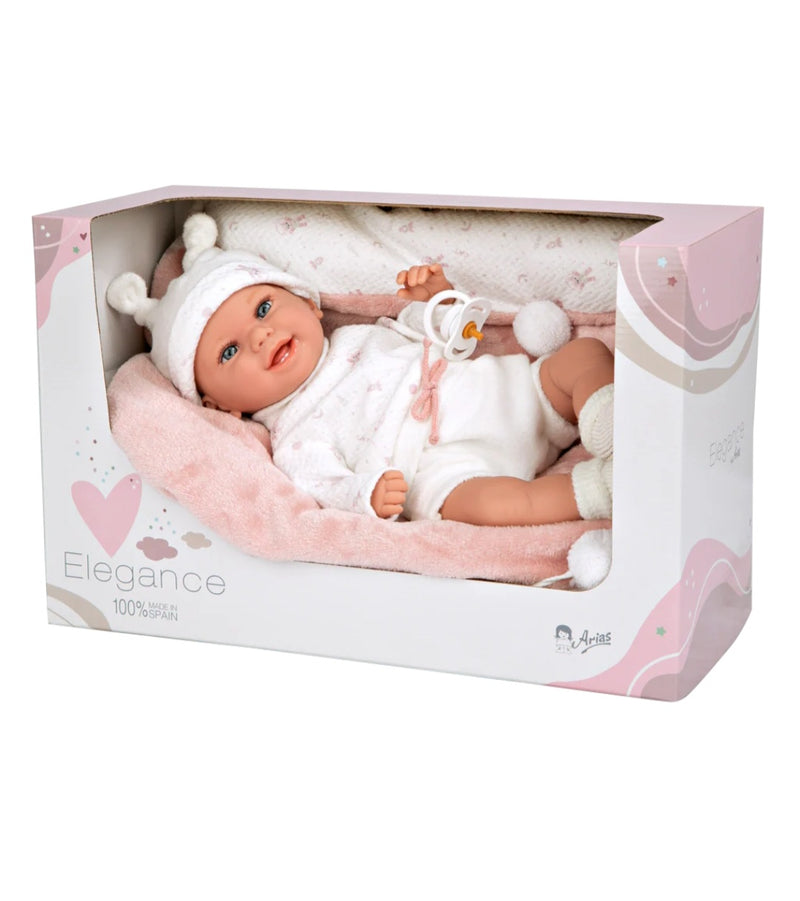 Arias Elegance Babyto Beige Weighted Doll 60829