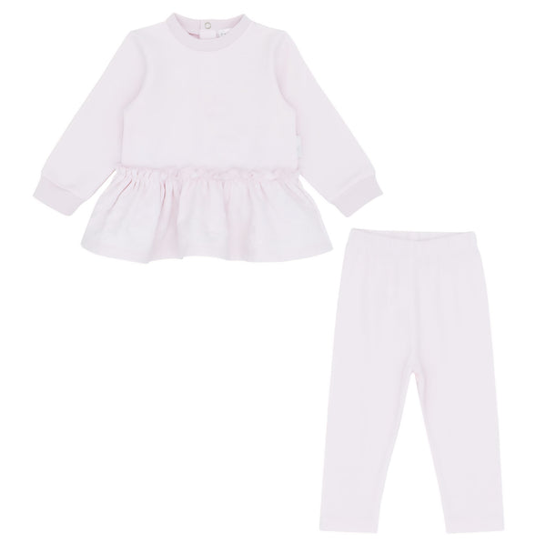 Pastels&Co Aurora Peplum Top & Legging Set