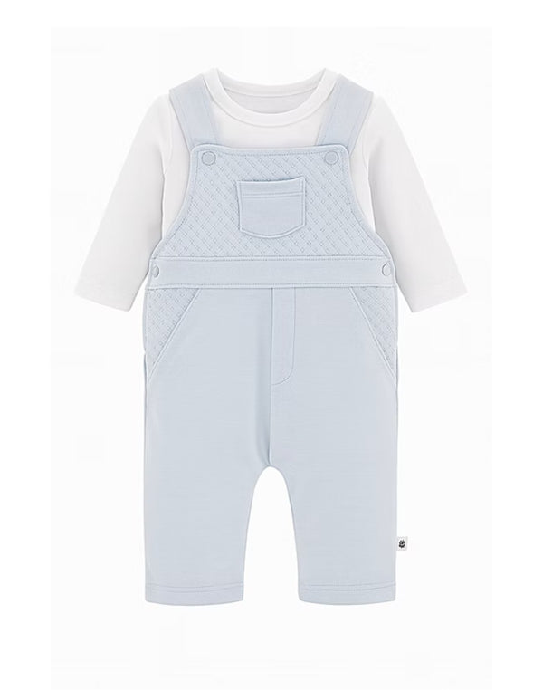 Kleo Kids Quilted Panelled Dungaree Set 202508