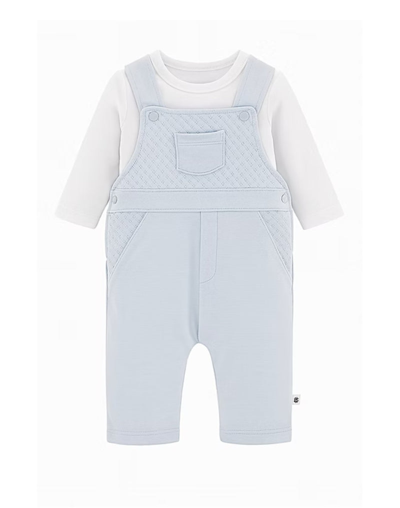 Kleo Kids Quilted Panelled Dungaree Set 202508