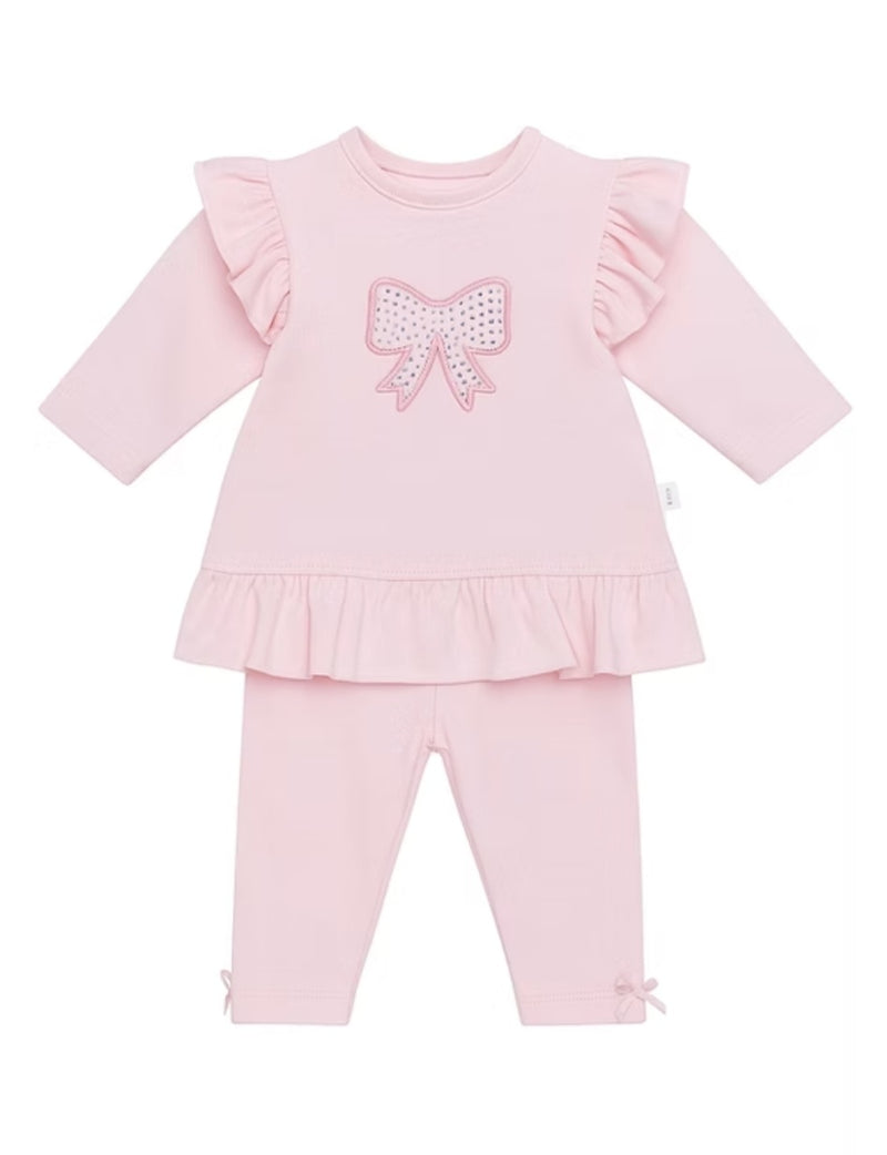 Kleo Kids Diamante Bow Jog Set