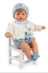 Berbesa Dulzon Crying & Talking Baby Boy Doll 8072