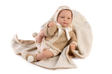 Berbesa Bebe Reborn Baby, Brown Outfit 5310