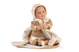 Berbesa Bebe Reborn Baby, Brown Outfit 5310