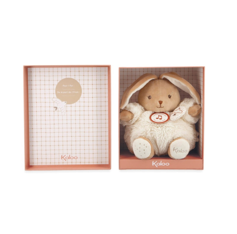 Kaloo Intemporel Cream Chubby Musical Rabbit