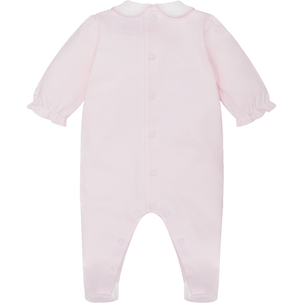 Emile Et Rose Pink Kallie Bunny Emblem All In One & Hat 2630