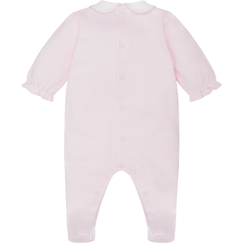 Emile Et Rose Pink Kallie Bunny Emblem All In One & Hat 2630
