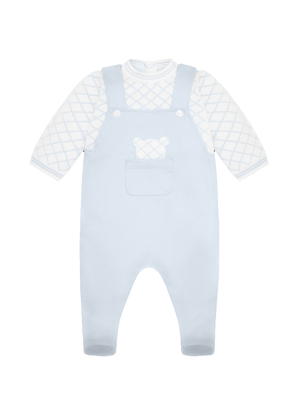 Emile Et Rose 2 In 1 Kit Dungaree With Knit Top 2634