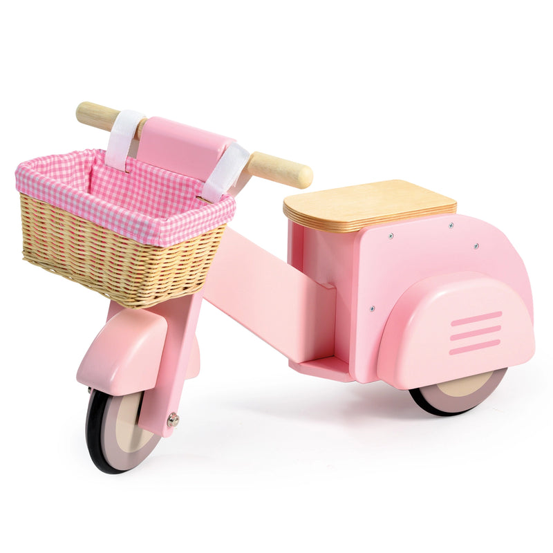 Tender Leaf Scooter with Basket (Pink)