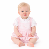 Pastels & Co Helena Pink Dungaree Set 805B