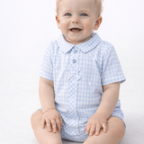 Pastels & Co Ronald Gingham Romper PA-807C