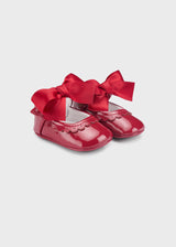 Mayoral Baby Girls Red Mary Jane Pram Shoes 9571