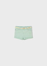 Mayoral Girls Mint Shorts With Belt 234