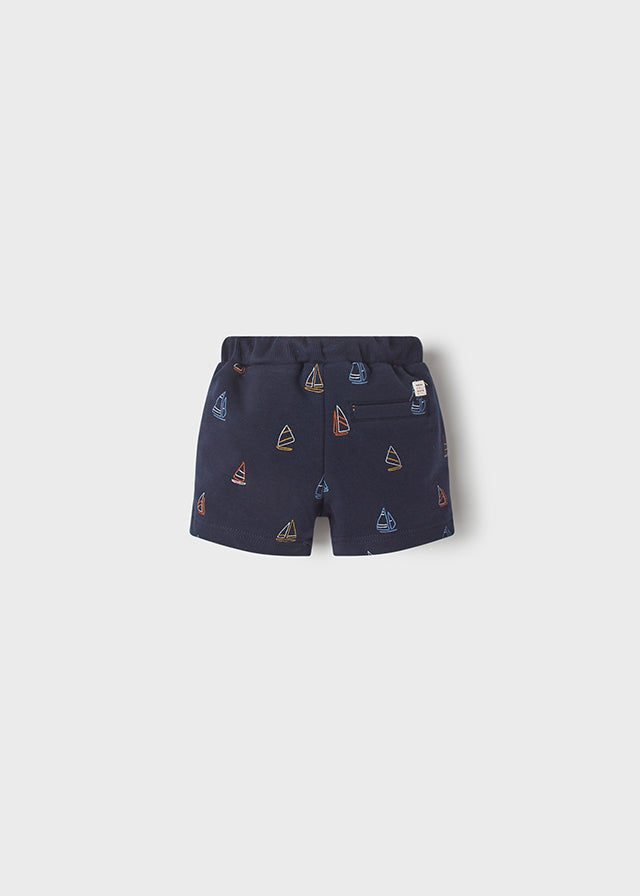 Mayoral Toddler Boys Yacht Print Fleece Shorts 1225