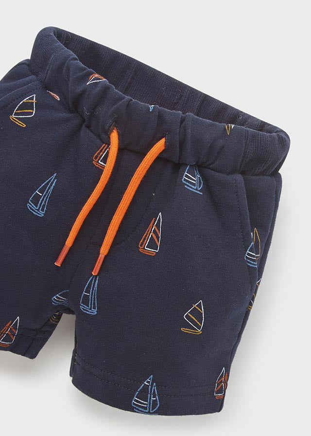Mayoral Toddler Boys Yacht Print Fleece Shorts