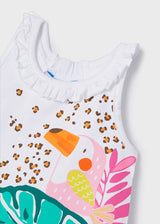 Mayoral Toddler Girls Tucan T-shirt & Short Set