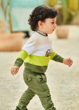 Mayoral Toddler Boys Khaki Linen Trousers