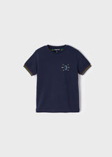 Mayoral Boys Navy "3" T-shirt 3015