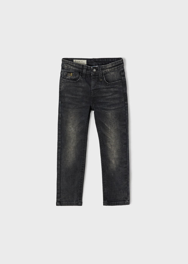 Mayoral Boys Charcoal Soft Denim Jeans 3578