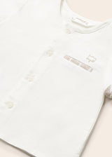Mayoral Baby Boys Natural Linen Shirt & Shorts Set 1264